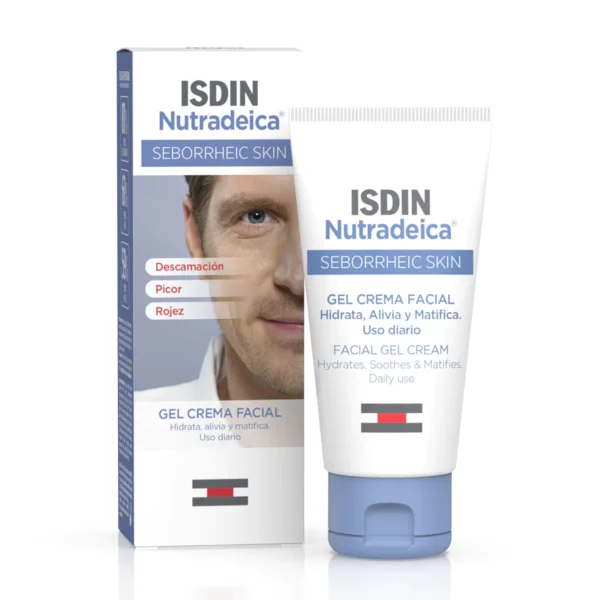 Nutradeica Gel-crema facial para dermatitis seborreica 50ml.