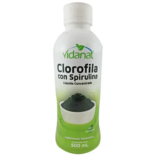 Clorofila Con Spirulina 500 Ml